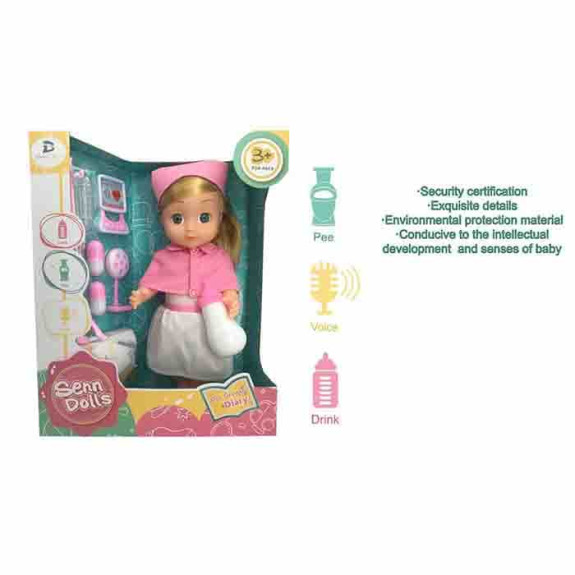 14 inch enamel doll with ic 5